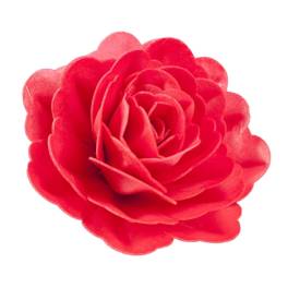 Trandafir gigantic din vafa - Rosu -12,5 CM - Dekora