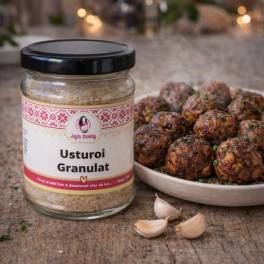 Usturoi granulat 100g -  Condiment PREMIUM – 100% Natural - Anyta Cooking