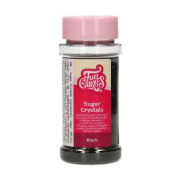 Zahar colorat - CRYSTALS BLACK- 80 G- Funcakes