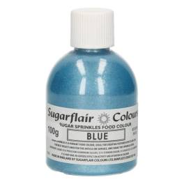 Zahar Fin Sclipicios -100 GR – BLUE– Sugarflair