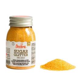 Zahar sclipicios-Auriu-100 gr-Decora
