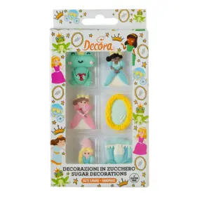 Set decoratiuni din zahar - Printesa si broscoiul - Decora