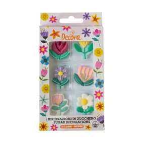 Set decoratiuni din zahar - Primavara - Decora