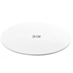 Disc Tort - ALB - Ø 25CM - cu 3 mm grosime - Decora