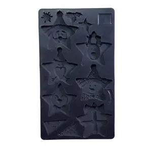 Mulaj din silicon Stea Craciun - 20.5x11cm - Cesil