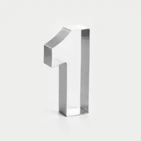Formă de tort - Cifra 1- 20 x 9,3 x 4 CM - Dekora