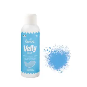 Spray alimentar cu efect de catifea/velvet - 100ml - ALBASTRU DESCHIS - Decora