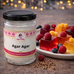 Agar Agar 100% natural 40g – Gelifiant vegetal pentru deserturi – Anyta Cooking