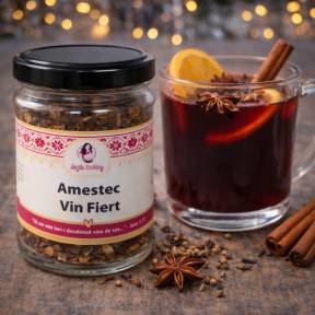 Amestec pentru vin fiert 50g – Mix aromat de iarnă cu scorțișoară, anason și citrice – Anyta Cooking