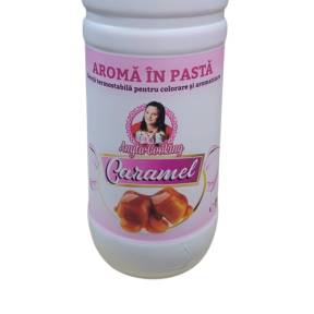 Aromă în Pastă Concentrată – Termostabilă - CARAMEL – 1L – Anyta Cooking