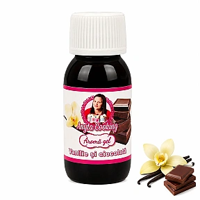 Aroma Gel - VANILIE si CIOCOLATA - 60 ml - Anyta Cooking