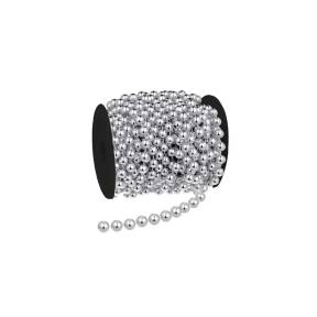 Banda Strass pentru torturi - Perle - Argintiu - 10 m lungime