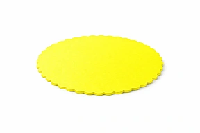 Disc Tort rotund Extra Tare 3mm gros - GALBEN - Ø 25 cm - Anyta Cooking