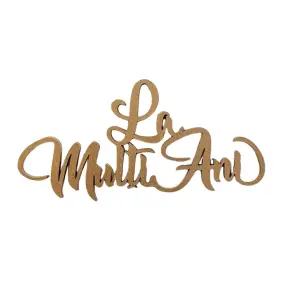 Topper Tort "La Multi Ani" AURIU / Gold - Anyta Cooking