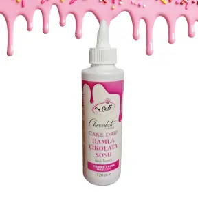 Glazura de ciocolata - Cake Drip - ROZ - 120g - Dr Gusto