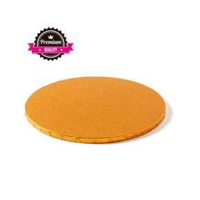 Cake Drum-Portocaliu-Ø 30 cu 1,2 cm grosime-Decora - Anyta Cooking