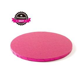 Cake Drum rotund -Fucsia-Ø 35 cu 1.2 cm grosime - Decora - Anyta Cooking