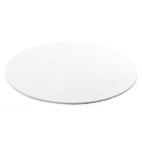 Cake Drum rotund pentru tort - WHITE (Alb) - ø 36 CM H 3 MM - Decora