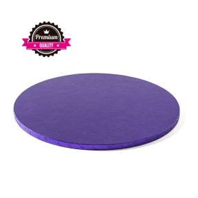 Cake Drum rotund-Violet-Ø 35 cu 1.2 cm-Decora