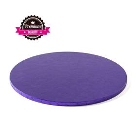 Cake Drum rotund-Violet-Ø 35 cu 1.2 cm-Decora - Anyta Cooking