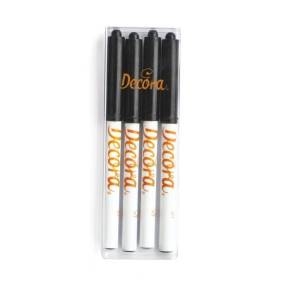 Carioca alimentara 1 buc - BLACK / Negru -Decora - Anyta Cooking