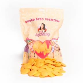 Choco Deco Premium (Deco Melts)-1 kg-(Portocaliu-Portocale)-Anyta Cooking
