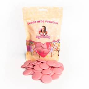 Choco Deco Premium (Deco Melts)-1 kg-(Roz-Capsuni)-Anyta Cooking - Anyta Cooking