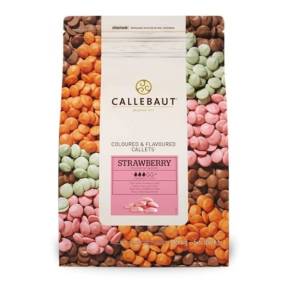 Ciocolată Aromă CAPSUNI-2,5 Kg-Callebaut