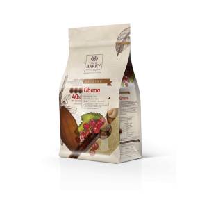 Ciocolată cu lapte PREMIUM - GHANA - cacao 40.5% - 1kg - Cacao Barry