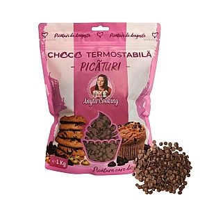 Ciocolată cu lapte termostabilă picături - 1Kg - Anyta Cooking
