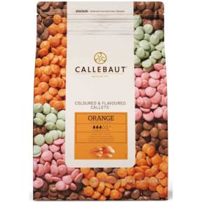 Ciocolată Dropsuri Aromă PORTOCALE - 2,5KG- 27,5% Cacao- Callebaut - Anyta Cooking