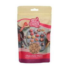 Ciocolată glazuri (Chocolate Melts) - GOLD -200 GR -Funcakes - Anyta Cooking
