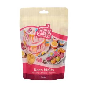 Ciocolată glazuri (Deco Melts) - MANGO - 250 gr - FunCakes