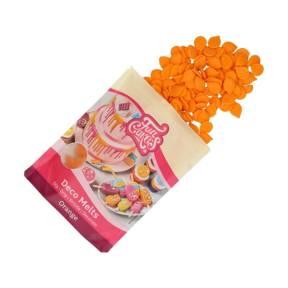 Ciocolată glazuri (Deco Melts)-ORANGE -250 gr -Funcakes - Anyta Cooking
