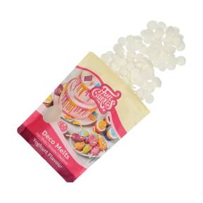 Ciocolată glazuri (Deco Melts)-YOGHURT FLAVOUR -250 gr -Funcakes - Anyta Cooking