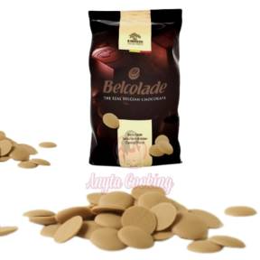 Ciocolata Alba ,Amber Selection (gust caramel sarat ) - 30% cacao- 4 kg - Belcolade - Anyta Cooking