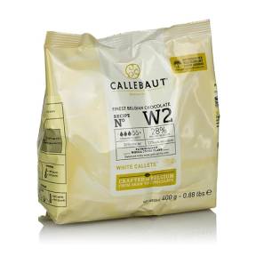 Ciocolata alba fina W2 - 28% 400 gr Callebaut - Anyta Cooking
