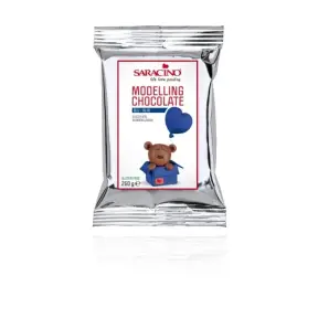 Ciocolata Modelatoare - Albastru - 250 gr - Saracino - Anyta Cooking
