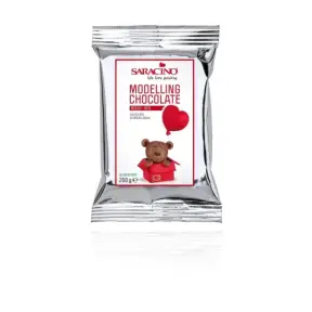Ciocolata Modelatoare - Rosu - 250 gr - Saracino - Anyta Cooking