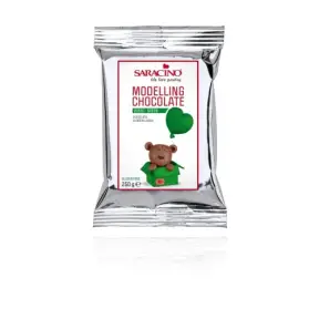 Ciocolata Modelatoare - Verde - 250 gr - Saracino - Anyta Cooking