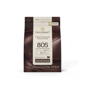 Ciocolata Neagra Recipe 805 - 50,7% Cacao 2,5 kg - Callebaut - Anyta Cooking