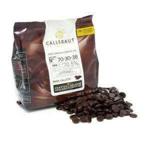 Ciocolata Neagra 70,5% Recipe 70-30-38, 400 g - Callebaut - Anyta Cooking
