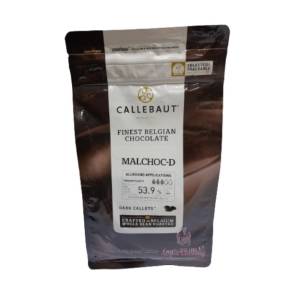 Ciocolata Neagra FARA ZAHAR , cacao 53.9%, 1kg - Barry Callebaut