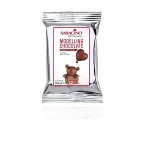 Ciocolata Modelatoare - Maro - 250 gr - Saracino - Anyta Cooking