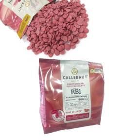 Ciocolata RUBY, 400 g - Callebaut (Aroma si culoare naturala roz)