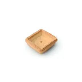 Coji de tarta patrate mici 108 buc - portocale de 30 x 30 mm - Cassibba