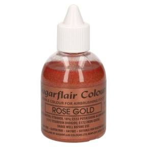 Colorant Aerograf – ROSE GOLD/ AURIU ROZ – 60 ml - Sugarflair