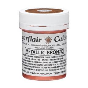 Colorant alimentar ciocolată-Metallic Bronze-35g-Sugarflair