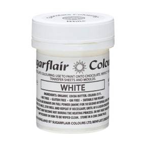 Colorant alimentar ciocolată- White / Alb -35g-Sugarflair - Anyta Cooking
