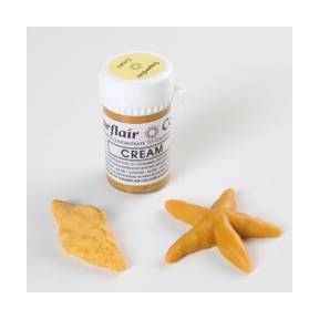 Colorant Alimentar Gel CREAM / Galben Crema – 25 G – Sugarflair - Anyta Cooking